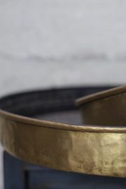 Dando Round Tray – Antique Brass -Small